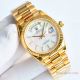Swiss Rolex new Day-Date 36mm Baguette Diamond Green Swiss 2836 Replica Watches (3)_th.jpg